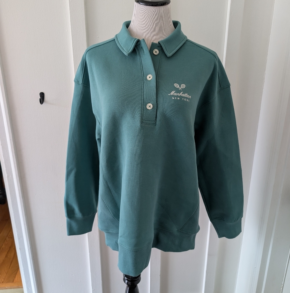 Abercrombie Collared Pullover